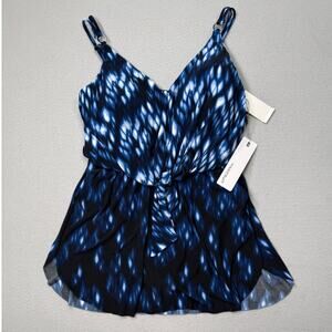 Magicsuit Women's Indio Kami Swim Dress Blue 14 $186